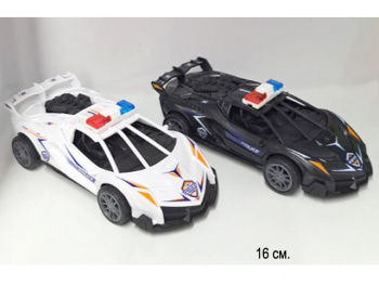 Модель инерц. арт. HY-697 Полиция 16 см 2 цвета (8 шт.) шоубокс= /160 шт./