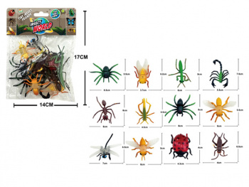 Набор животных арт. 2218" Насекомые в пакете 16*14*3 Набор животных арт. 2218" Насекомые в пакете 16*14*3