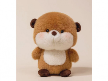 им Бобер арт. YE250909-1-4 Коричневый розовые щечки 16 см в пак.) им Бобер арт. YE250909-1-4 Коричневый розовые щечки 16 см в пак.)