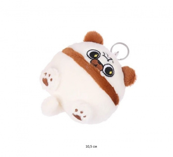 им Собака арт. YE238811-65-1 Толстячок белая брелок 10,5 см в пак.) им Собака арт. YE238811-65-1 Толстячок белая брелок 10,5 см в пак.)