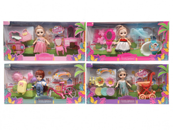 Кукла арт. 1826C Шарнирная с аксессуарами в ассортименте в кор.= Кукла арт. 1826C Шарнирная с аксессуарами в ассортименте в кор.=