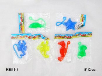 Лизун арт. 8815/8803 Морские обитатели ассорти (100 шт.)_ Лизун арт. 8815/8803 Морские обитатели ассорти (100 шт.)_