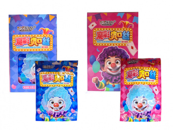 Конфета арт. 675566/675559 "Клоун" жевательная лента 1,6 г вкусы микс 20 шт. в кор./