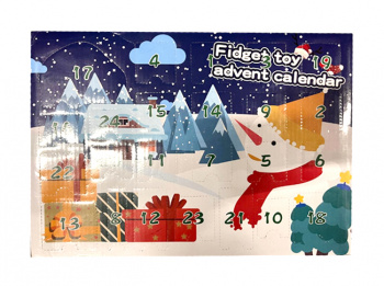 Игрушка-сюрприз арт. ZYKJ-T1 Календарь новогодний в кор._