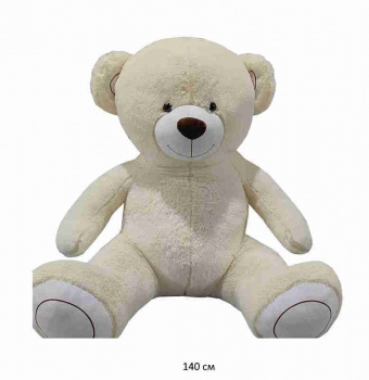 им Медведь арт. LY027-5 Бежевый сидит 140 см в пак._ им Медведь арт. LY027-5 Бежевый сидит 140 см в пак._