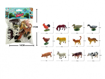 Набор животных арт. 2214" Домашние в пакете 14*17*2 Набор животных арт. 2214" Домашние в пакете 14*17*2