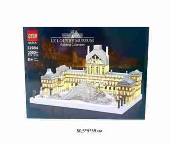 Конструктор арт. 32084 Музей Лувр 3000 дет. в кор._