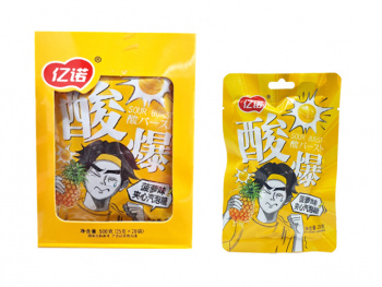 Конфета арт. 221102/ Кислая "Ананас" 25 г 20 шт. в кор.' Конфета арт. 221102/ Кислая "Ананас" 25 г 20 шт. в кор.'