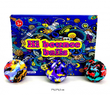 Антистресс арт. 35-2-805 Мяч "Метеорит" цвета микс (12 шт.) шоубокс_ Антистресс арт. 35-2-805 Мяч "Метеорит" цвета микс (12 шт.) шоубокс_