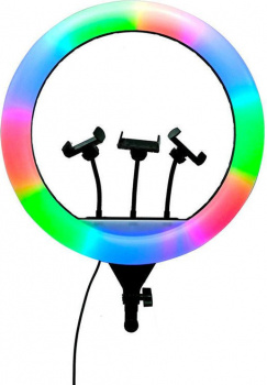 Кольцо осветитель арт. RGB460-1 d 46 см без штатива в кор. Кольцо осветитель арт. RGB460-1 d 46 см без штатива в кор.