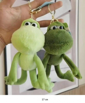 им Лягушка арт. YE23811-50 Цвета микс брелок 17 см в пак.) им Лягушка арт. YE23811-50 Цвета микс брелок 17 см в пак.)