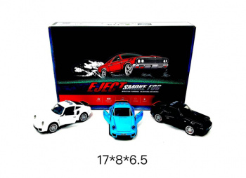 Модель металл. арт. BSP-1BA Porsche цвета микс (6 шт.) шоубокс_ Модель металл. арт. BSP-1BA Porsche цвета микс (6 шт.) шоубокс_