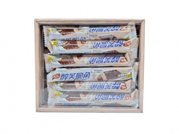 Печенье арт. 423507/422081 В глазури с шоколадной начинкой 11 г 30 шт. бежевая кор.'*#