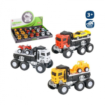 Машина инерц арт. 995-60K Эвакуатор груженый в ассортименте (12 шт.) шоубокс•