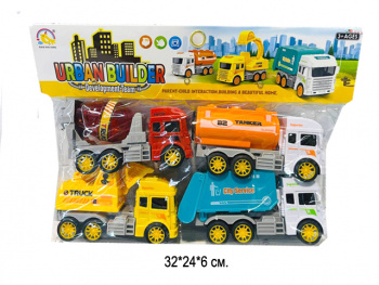 Набор машин арт. BHX699-21A Спецтехника 4 шт. в пак.•