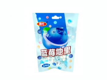 Конфета арт. 080699-4 Жевательные бобы "Черника" 30 г 20 шт. упаковка'*#