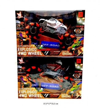 Машина на р/у арт. K16-E40 Вездеход-монстр Перевертыш в кор._