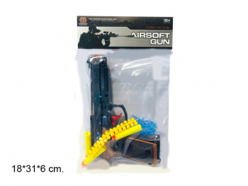 Оружие арт. 330-1 Пистолет c мягкими пулями и орбизами в пак.• Оружие арт. 330-1 Пистолет c мягкими пулями и орбизами в пак.•