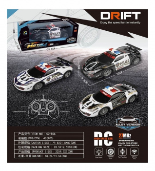 Машина на р/у арт. CQ-806 Полиция в кор. 28,5*12,5*10