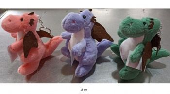 им Дракон арт. 2302-19 Цвета микс брелок 15 см в пак.) им Дракон арт. 2302-19 Цвета микс брелок 15 см в пак.)